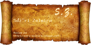 Sári Zelmira névjegykártya